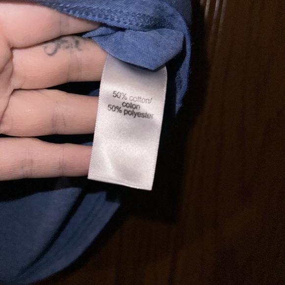 NEW! Maurices Support Local Farmers Graphic Short Sleeve T-Shirt In Vintage Blue - Picture 16 of 16